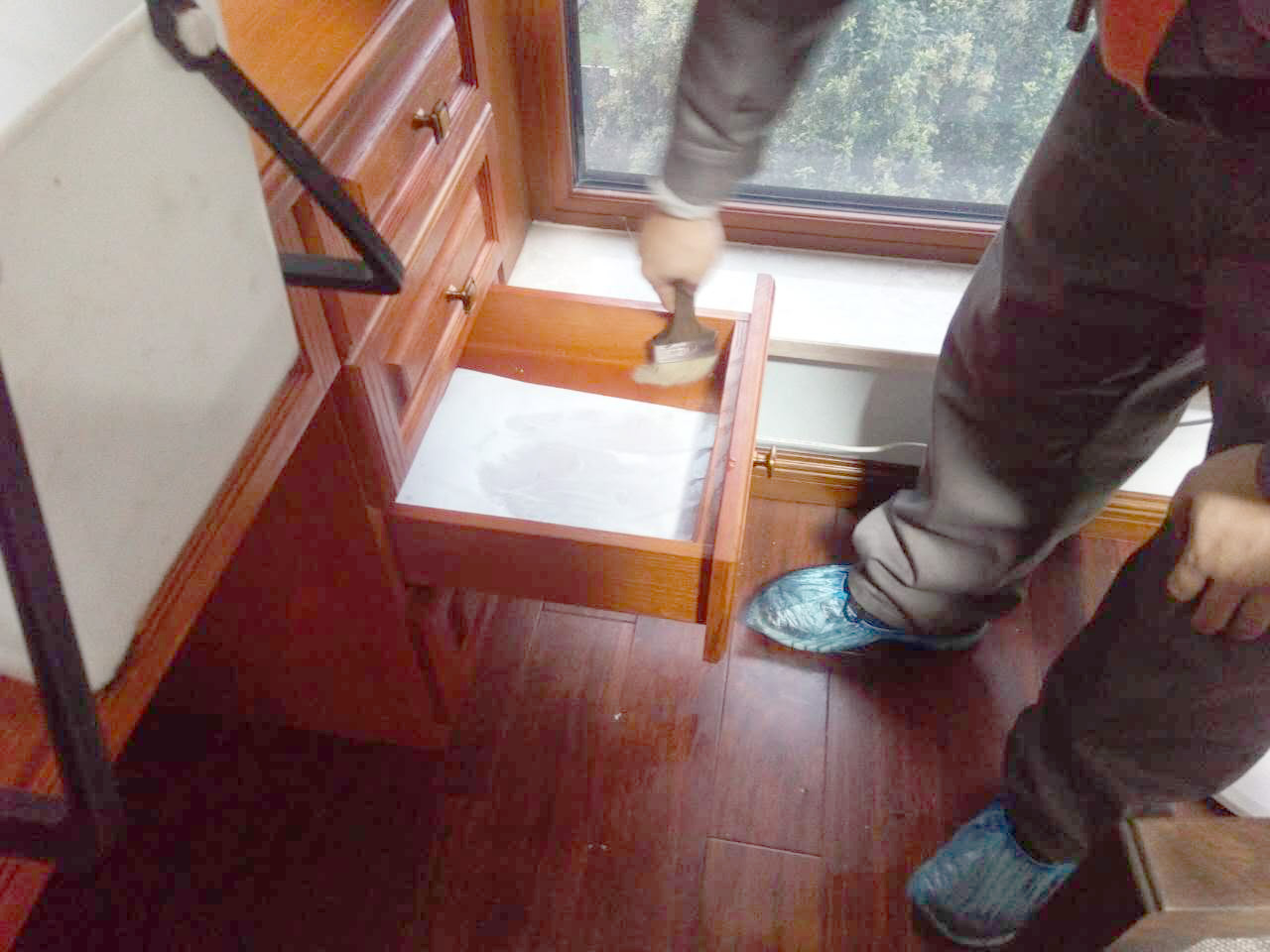 木柜抽屜刷子重點治理