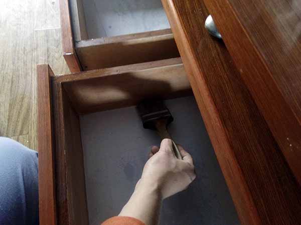 木柜抽屜刷子精細化處理
