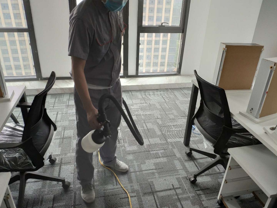 辦公室地面地毯噴涂全方位施工治理